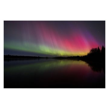 Minnesota Purple Haze Northern Lights Photo Postcard